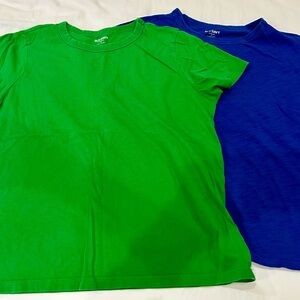 Old Navy Green and Blue T-Shirts medium